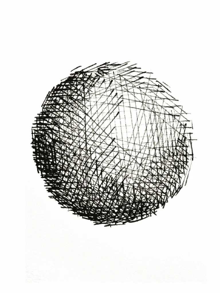 Cross-hatching style reference