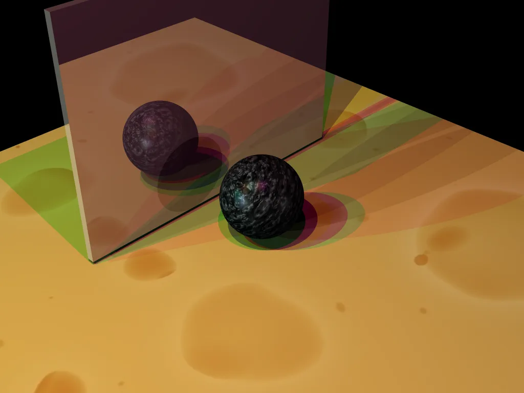 Texture mapping with shadows